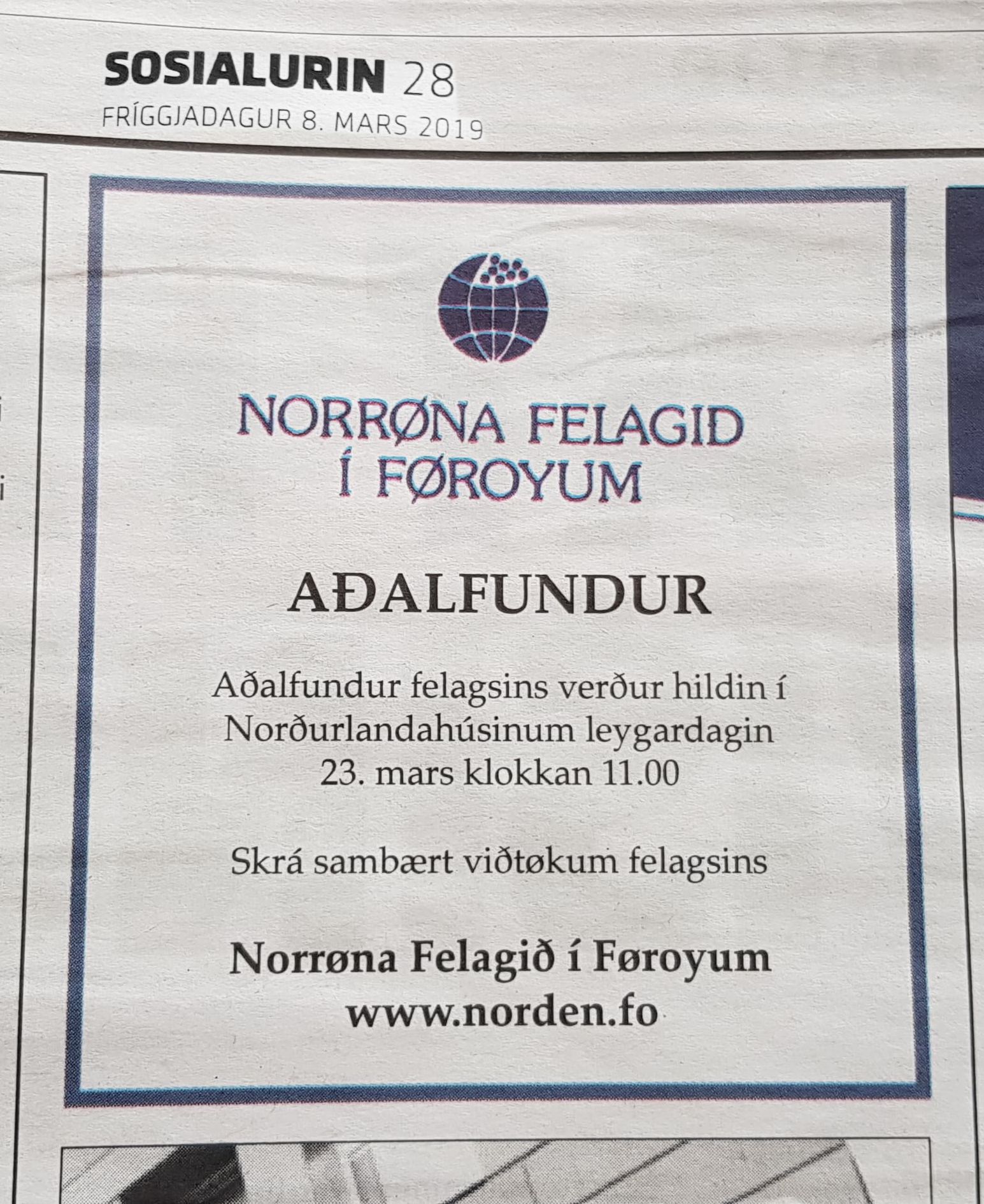 lýsing sosialurin 8.mars 2019